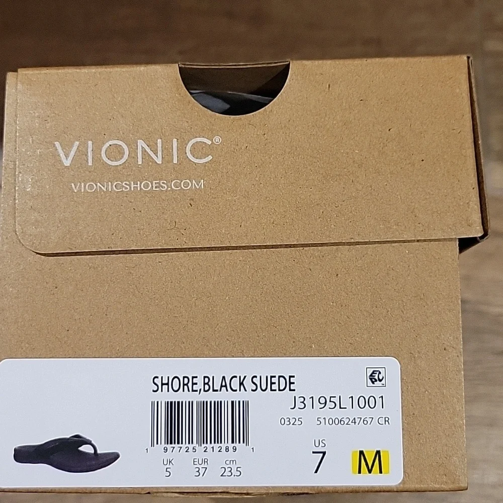 New In Box: VIONIC Shore Toe Post Sandal - Picture 12 of 13